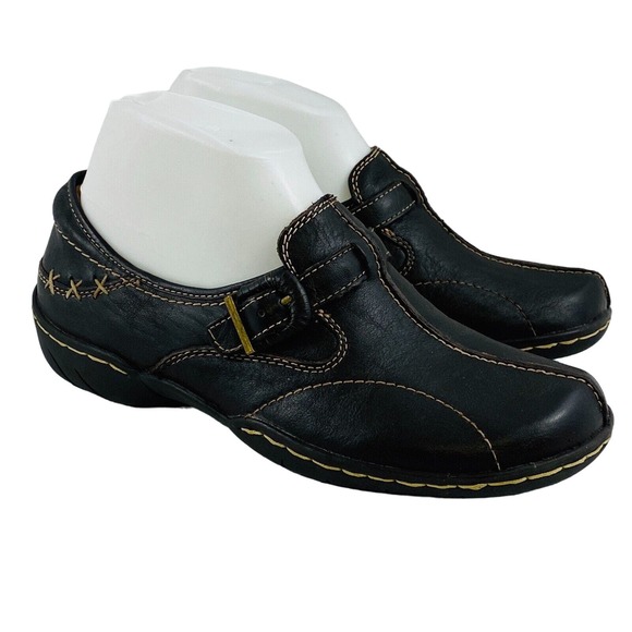 Womens 7.5M Naturalizer Pursue Oxford Dark Brown Leather Slip On Shoe N5 Comfort - Picture 1 of 10
